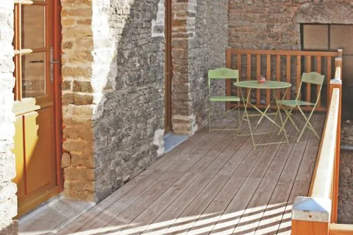 Terrasse en bois de La Cabotte